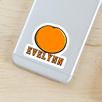 Autocollant Evelynn Orange Gift package Image