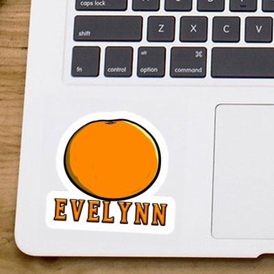 Autocollant Evelynn Orange Gift package Image