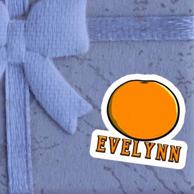 Evelynn Sticker Orange Laptop Image