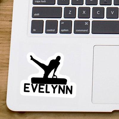 Sticker Gymnast Evelynn Notebook Image