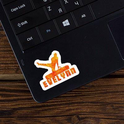 Evelynn Sticker Gymnast Notebook Image