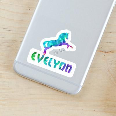 Evelynn Autocollant Cheval Laptop Image