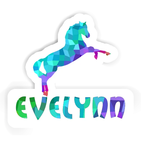 Horse Sticker Evelynn Notebook Image