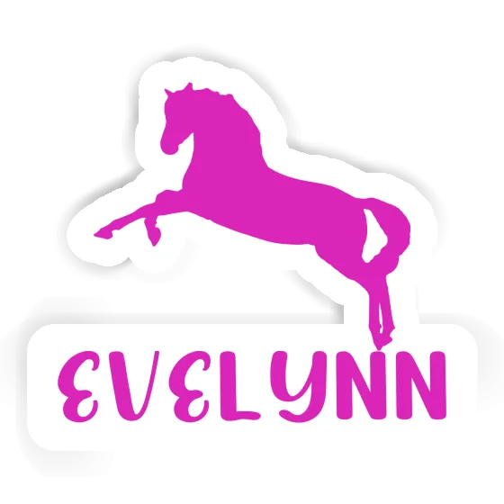 Evelynn Autocollant Cheval Laptop Image