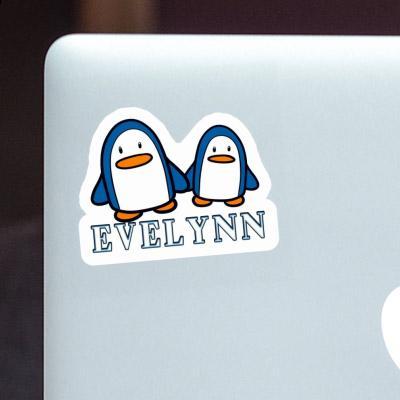 Sticker Evelynn Pinguin Notebook Image