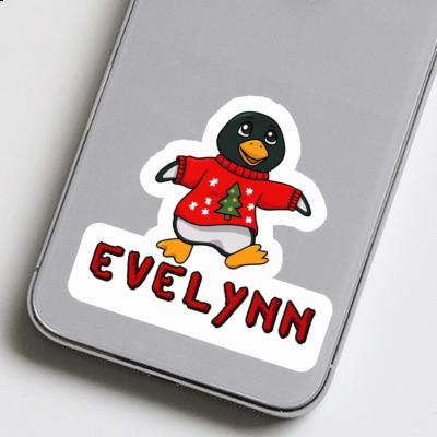 Evelynn Autocollant Pingouin de Noël Image