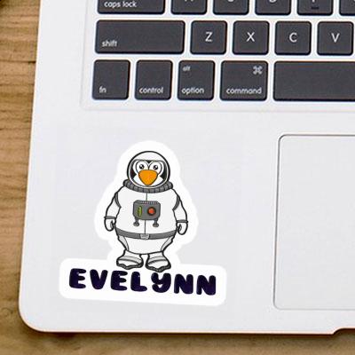 Aufkleber Astronaut Evelynn Laptop Image