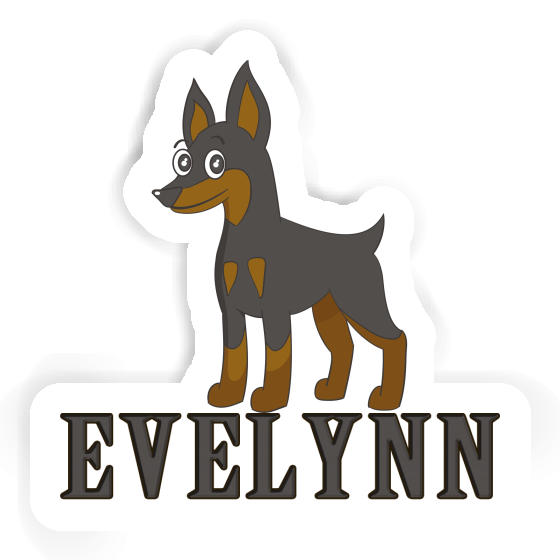 Autocollant Pinscher Evelynn Notebook Image