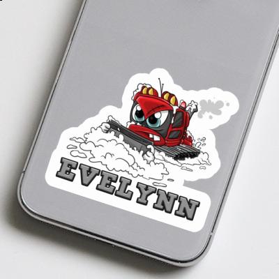 Snowcat Sticker Evelynn Laptop Image