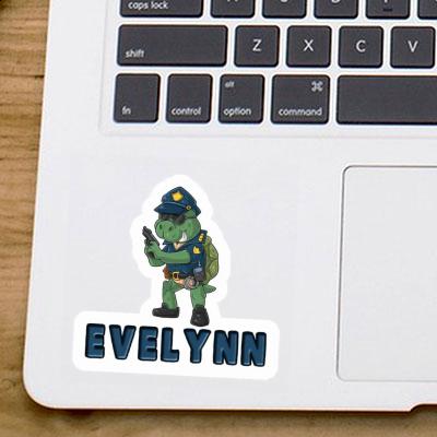 Sticker Polizist Evelynn Notebook Image