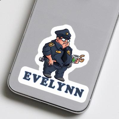 Sticker Police Officer Evelynn Notebook Image