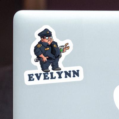 Polizist Sticker Evelynn Laptop Image