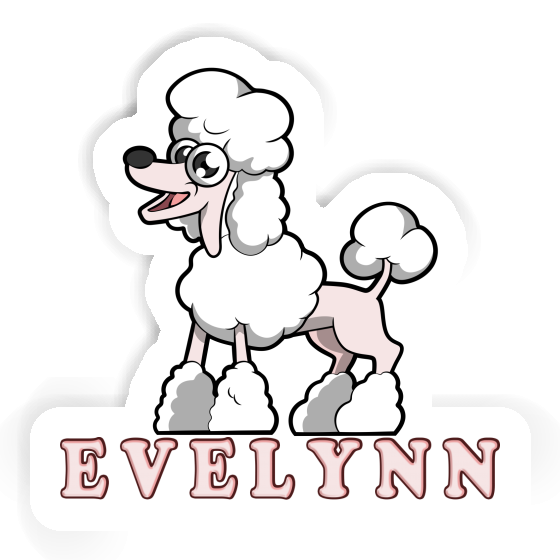 Poodle Sticker Evelynn Laptop Image