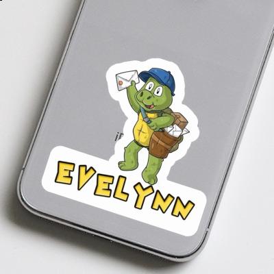 Briefträger Sticker Evelynn Notebook Image