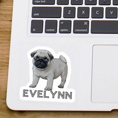 Aufkleber Evelynn Mops Laptop Image