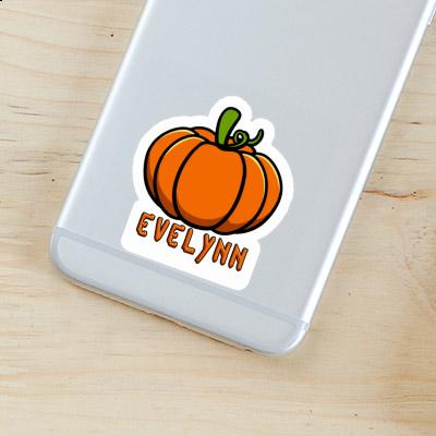 Pumpkin Sticker Evelynn Laptop Image