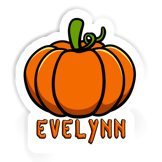 Pumpkin Sticker Evelynn Image