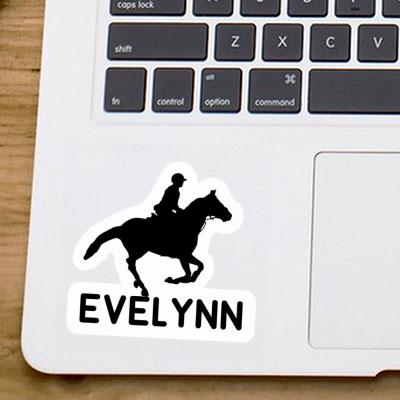 Cavalière Autocollant Evelynn Laptop Image