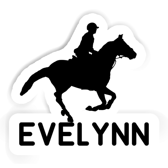 Evelynn Sticker Horse Rider Notebook Image