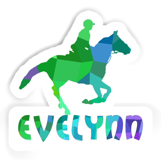 Autocollant Cavalière Evelynn Image