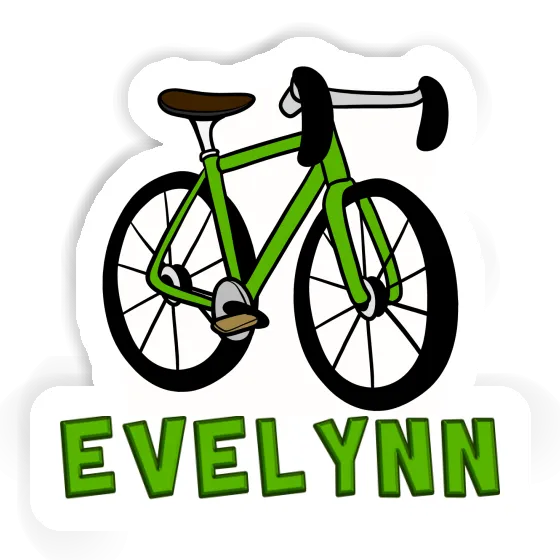 Racing Bicycle Sticker Evelynn Laptop Image