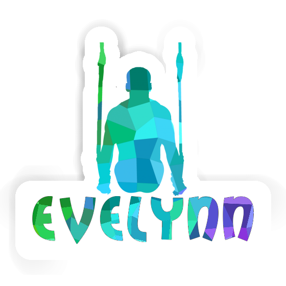 Sticker Ring gymnast Evelynn Notebook Image