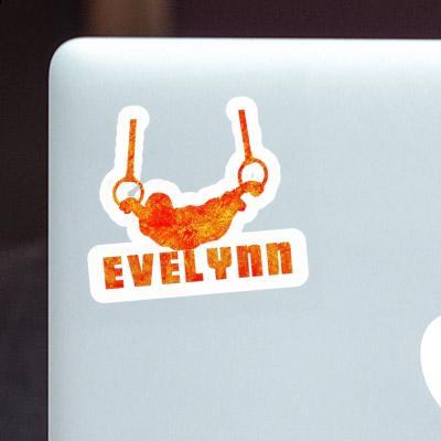 Ring gymnast Sticker Evelynn Laptop Image