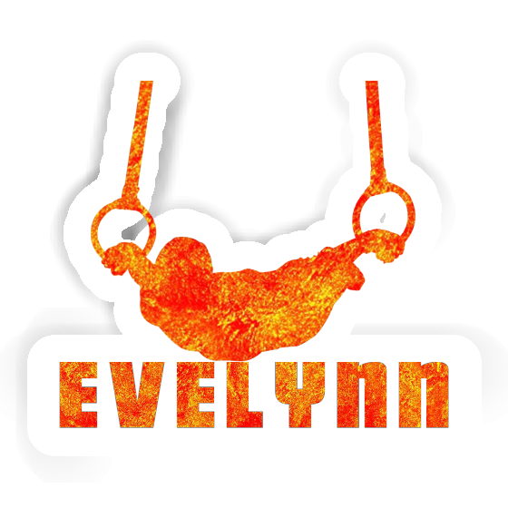 Ring gymnast Sticker Evelynn Notebook Image