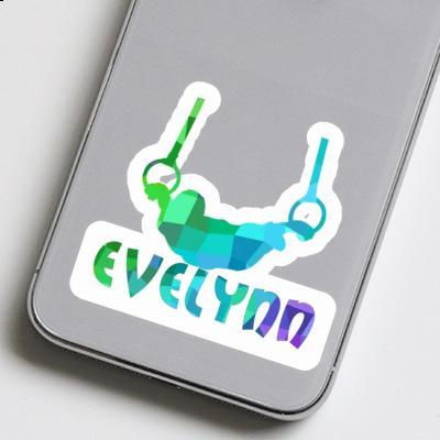 Sticker Evelynn Ring gymnast Notebook Image