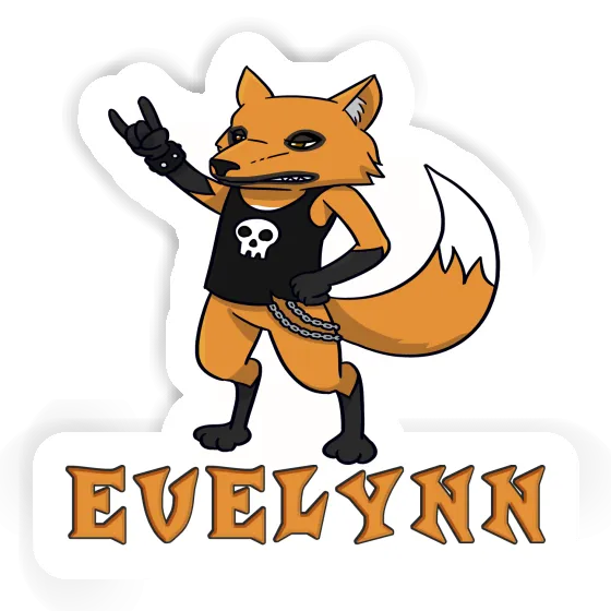 Fox Sticker Evelynn Laptop Image