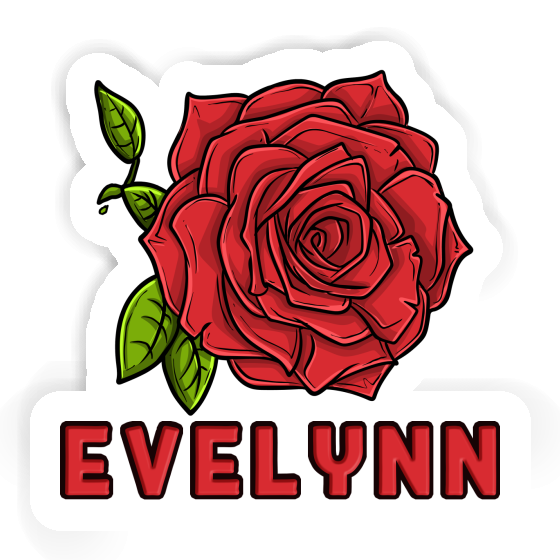 Sticker Evelynn Rose blossom Laptop Image