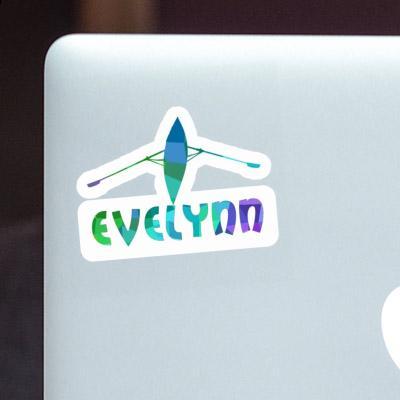 Sticker Evelynn Ruderboot Laptop Image