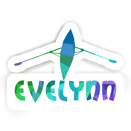 Sticker Evelynn Ruderboot Laptop Image