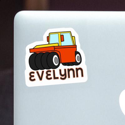 Sticker Evelynn Wheel Roller Laptop Image