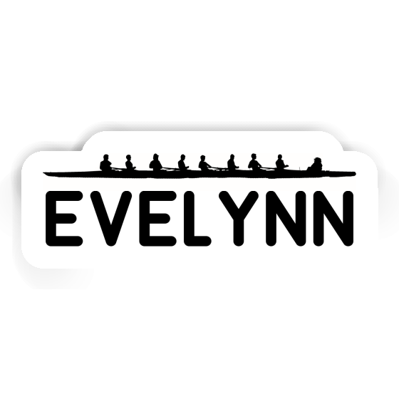 Rowboat Sticker Evelynn Laptop Image