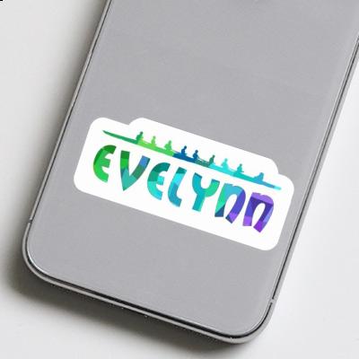 Sticker Evelynn Ruderboot Laptop Image