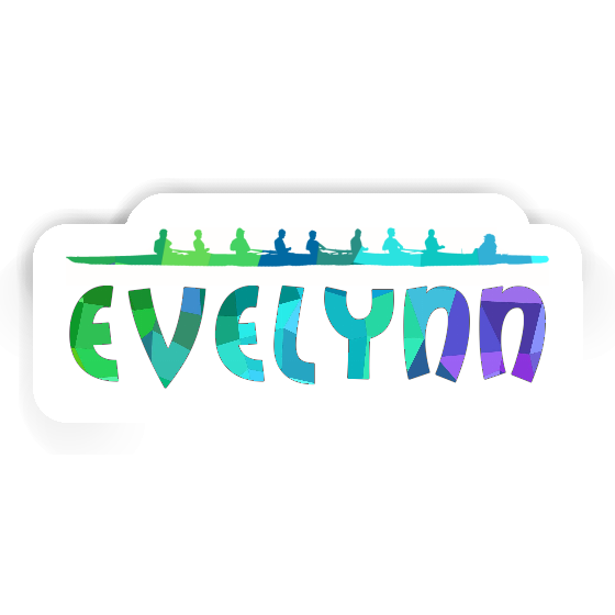 Sticker Evelynn Ruderboot Laptop Image