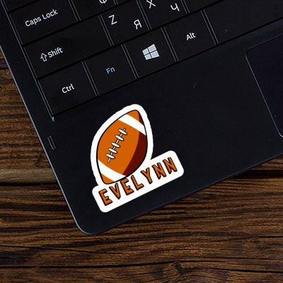 Rugby Ball Sticker Evelynn Gift package Image