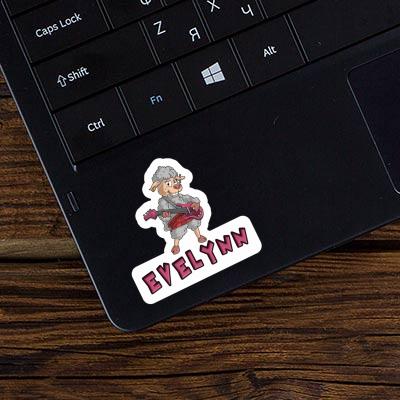 Evelynn Autocollant Rockergirl Laptop Image