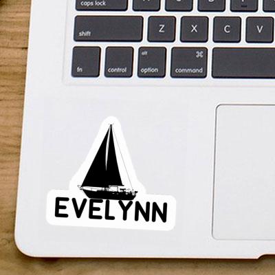 Voilier Autocollant Evelynn Laptop Image