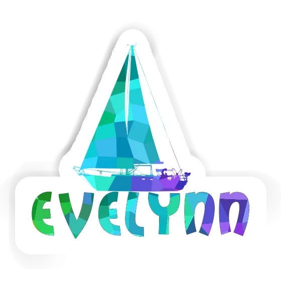 Sticker Sailboat Evelynn Image