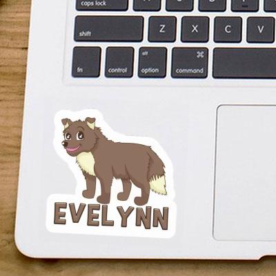 Sticker Sheepdog Evelynn Laptop Image