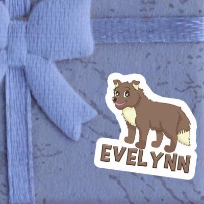 Sticker Sheepdog Evelynn Notebook Image