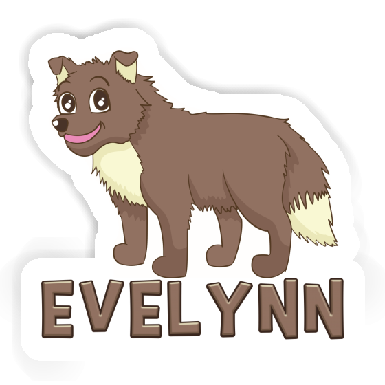 Sticker Sheepdog Evelynn Notebook Image