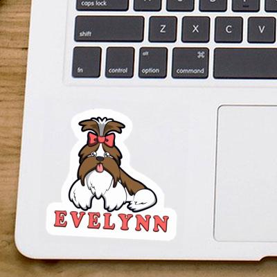 Shih Tzu Sticker Evelynn Notebook Image