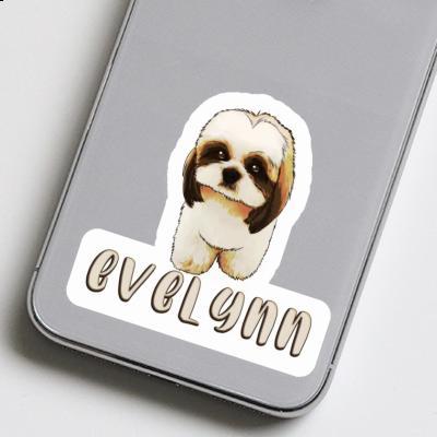 Evelynn Sticker Shih Tzu Notebook Image