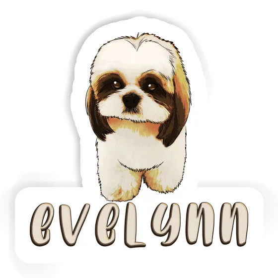 Evelynn Sticker Shih Tzu Notebook Image