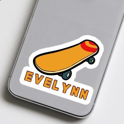 Sticker Skateboard Evelynn Notebook Image