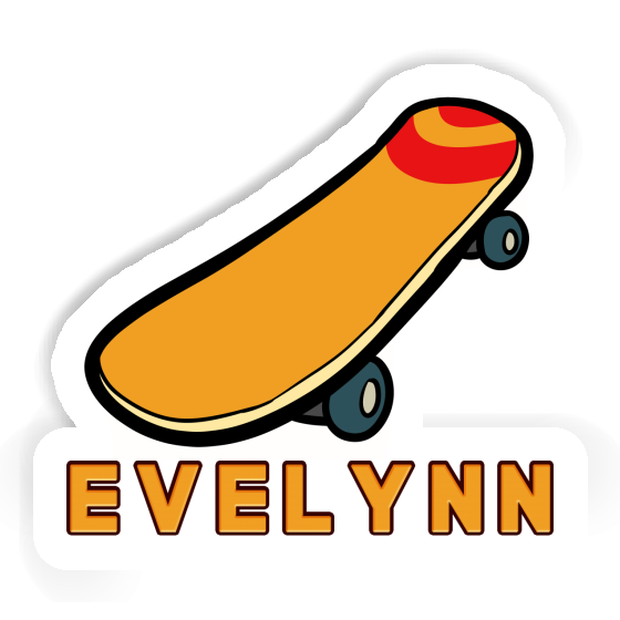 Sticker Skateboard Evelynn Image