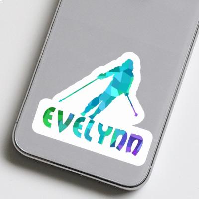 Autocollant Skieuse Evelynn Gift package Image